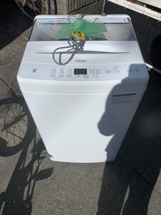 大阪府堺市堺区】Haier(ハイアール) 全自動洗濯機 JW-U55A 2023年製を