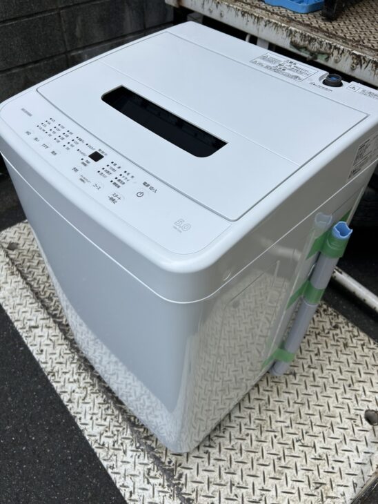 世田谷区若林【出張買取】アイリスオーヤマ 2024年製の洗濯機 IAW-T504