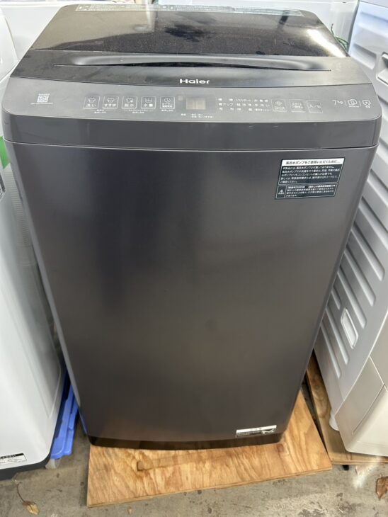 埼玉県加須市 ハイアール JW-UD70MK 全自動洗濯機 2025年製 きれいな