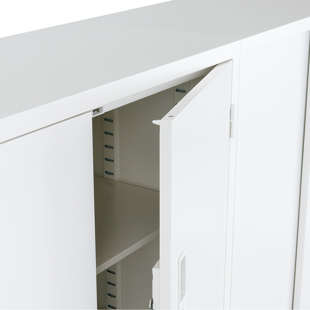 両開き書庫 ALZシリーズ 幅880 奥行380 高さ1110 SF-ALZH34 通販