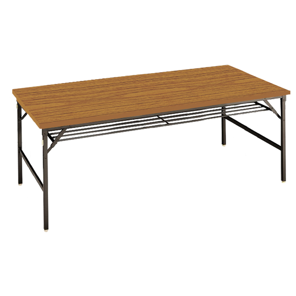 ゆったり足元折りたたみテーブル 幅1800 奥行900 高さ700 TS-YT306-N