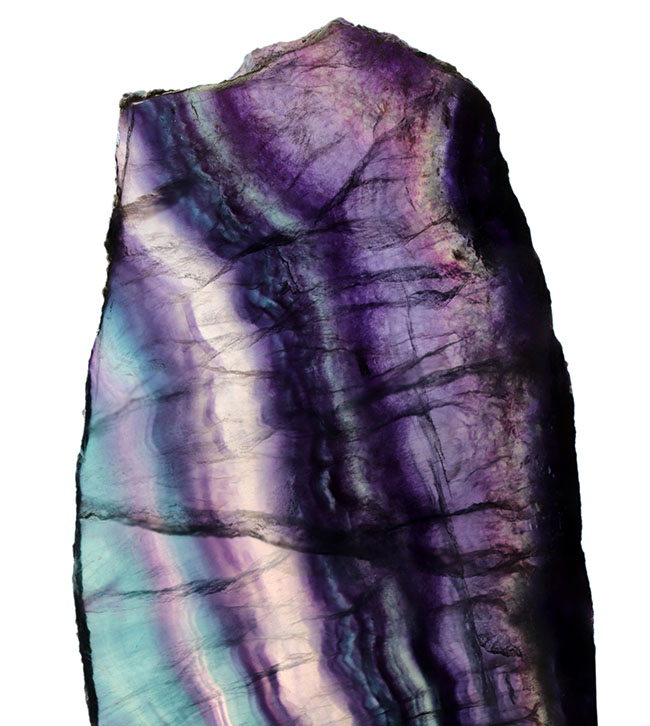 横幅17センチ超！透明度、輝度抜群のレインボーフローライト