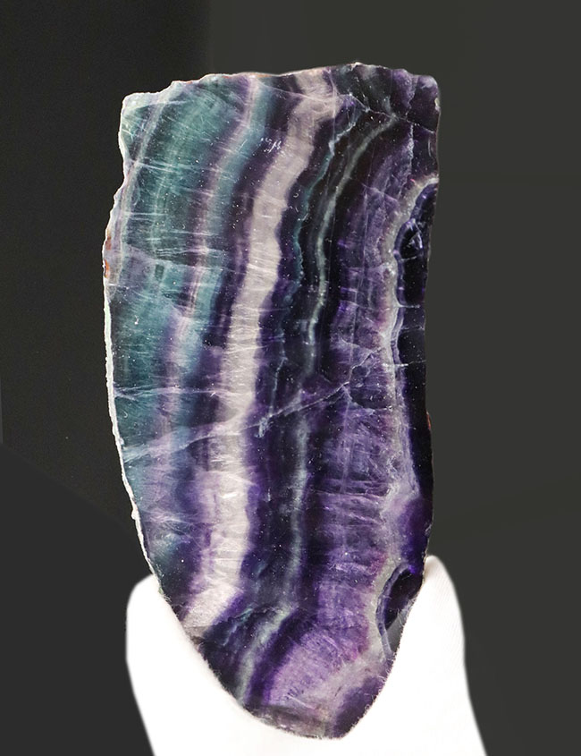 横幅17センチ超！透明度、輝度抜群のレインボーフローライト