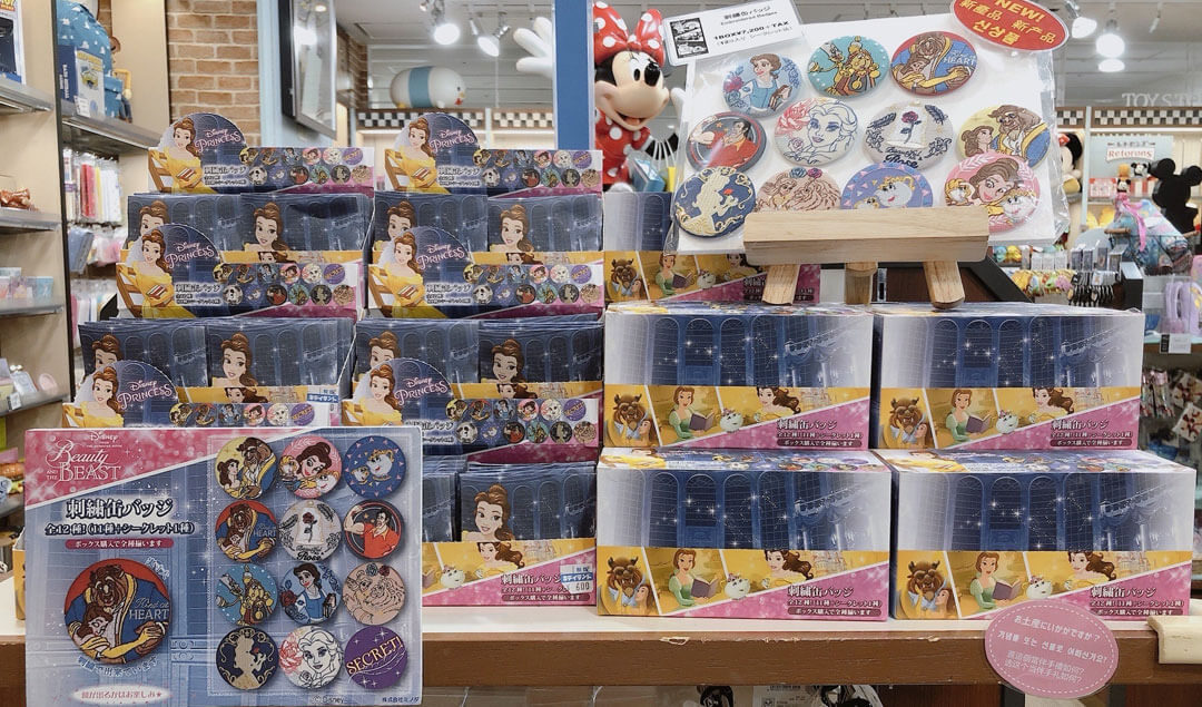 原宿店2階】☆「美女と野獣」の刺繍缶バッジが登場！☆(2020/06/23更新