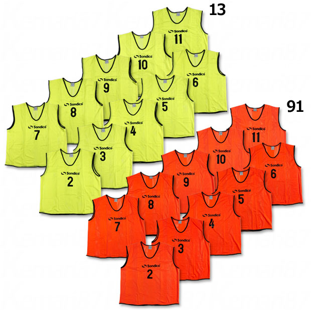 Kemari87 KISHISPO / メッシュビブスセット 背番号・胸番号入り 10枚