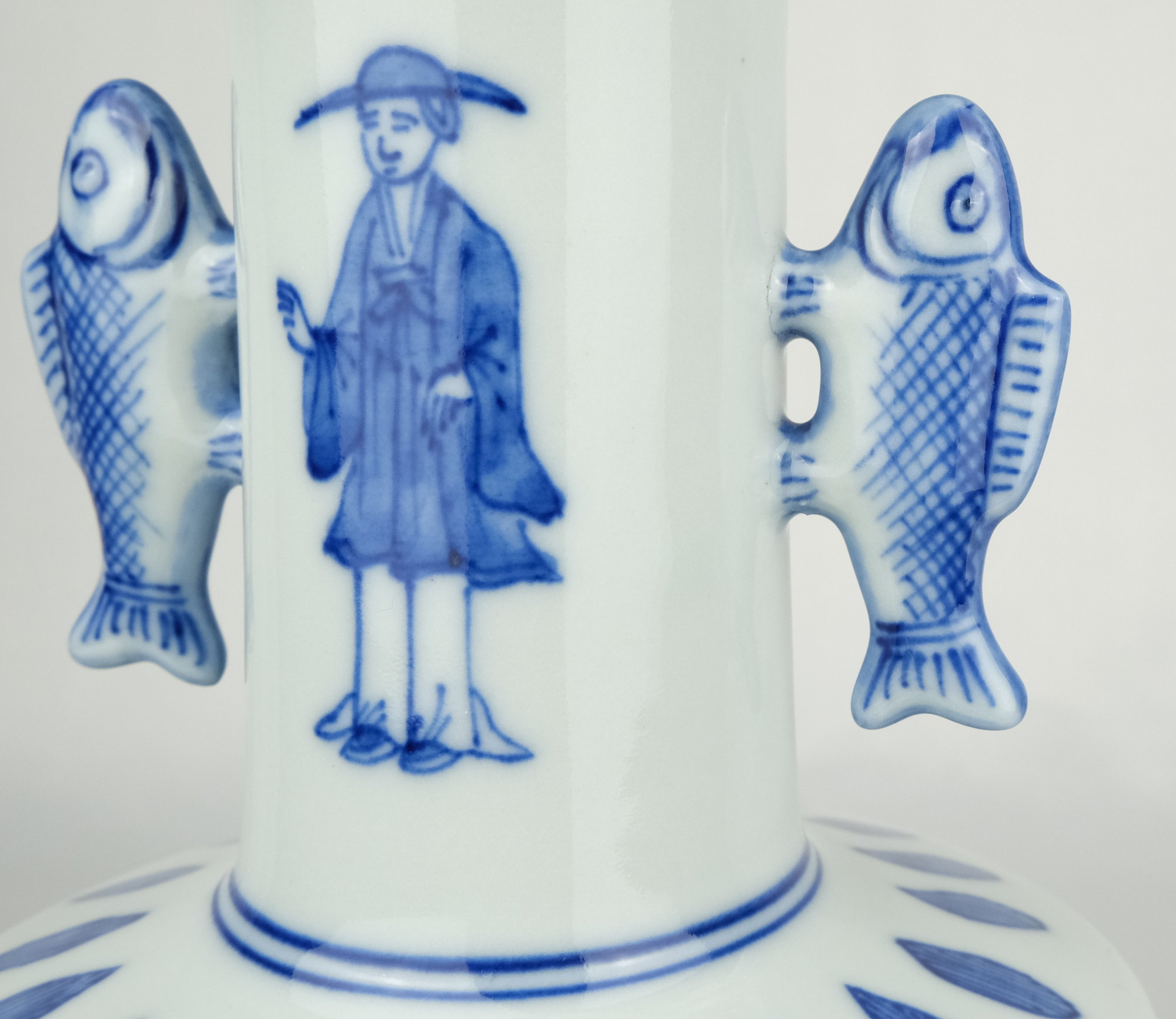 栗山園オンライン通販部 / 【出物】 染付写高砂花入 2代矢口永寿