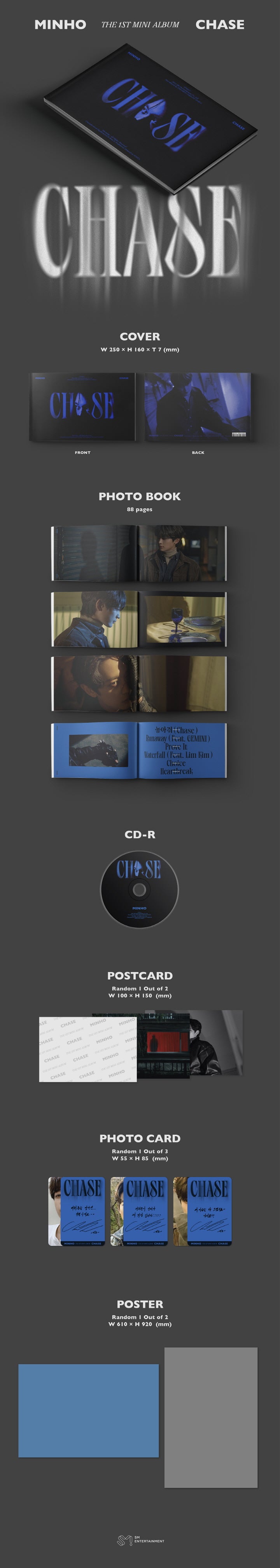MINHO - [CHASE] (1st Mini Album BEGINNING Version) – kpopalbums.com
