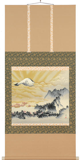 生誕150周年記念 伝統手摺り木版画 横山大観《 蓬莱山 》発売