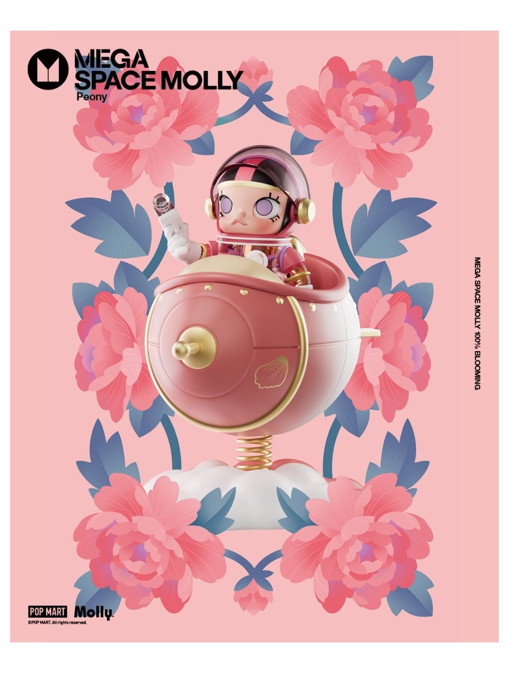 Pop Mart Mega Collection - MEGA Space Molly 100% Blooming Series