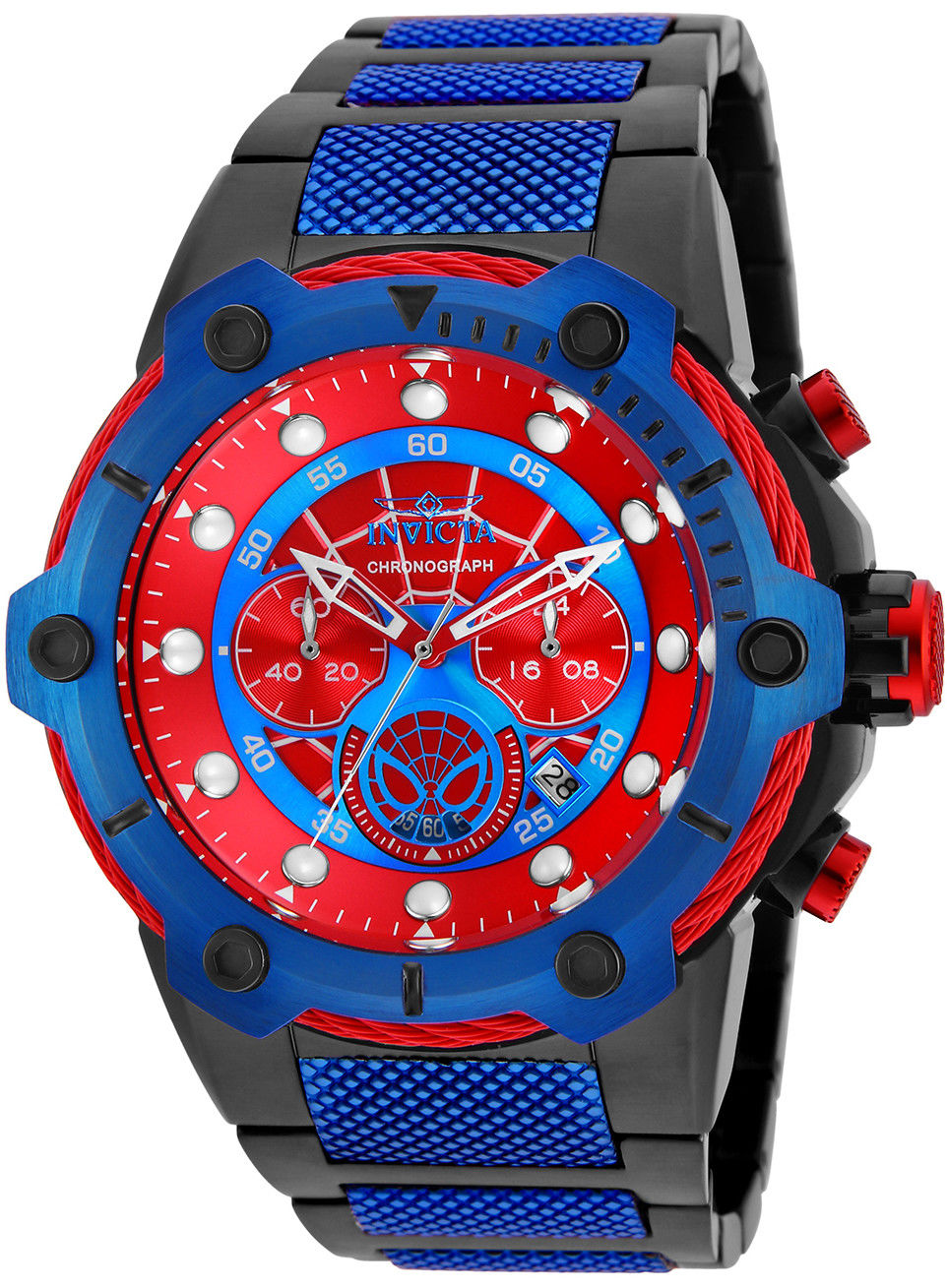 Invicta Marvel Quartz 52mm Chronograph 25782 Spiderman Limited