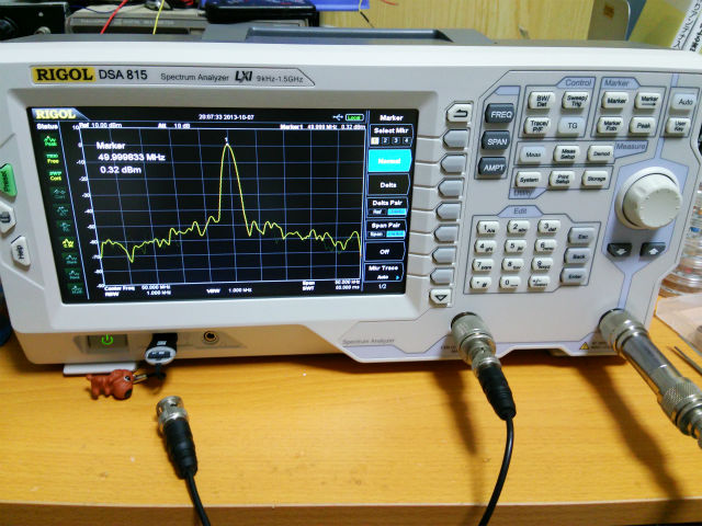スペクトラムアナライザーRIGOL DSA815-TGについて | henteko.org
