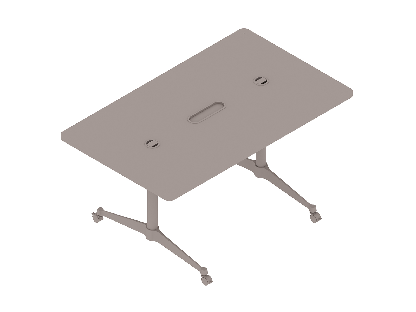 イームズテーブル – スクエア – コントラクトベース - 3Dプロダクト