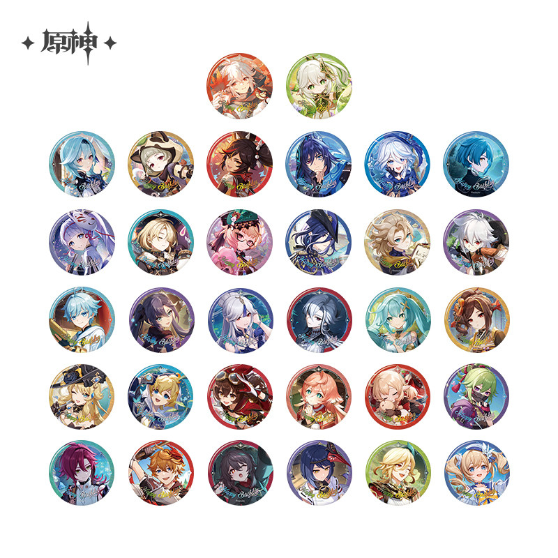 原神 15pt】原神 命定の日 2025生誕祭 缶バッジ Vol.2【予約6月中旬