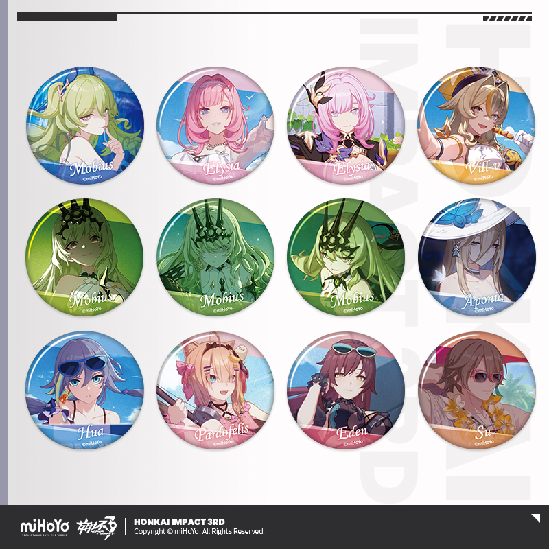 3rd 180pt】崩壊3rd ゲームCG 缶バッジ Vol.2 12点セット｜HAKUTEA