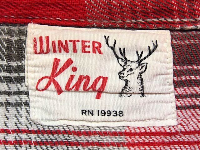 1960s【WINTER KING】ヘビーネルシャツ - 古着屋HamburgCafe