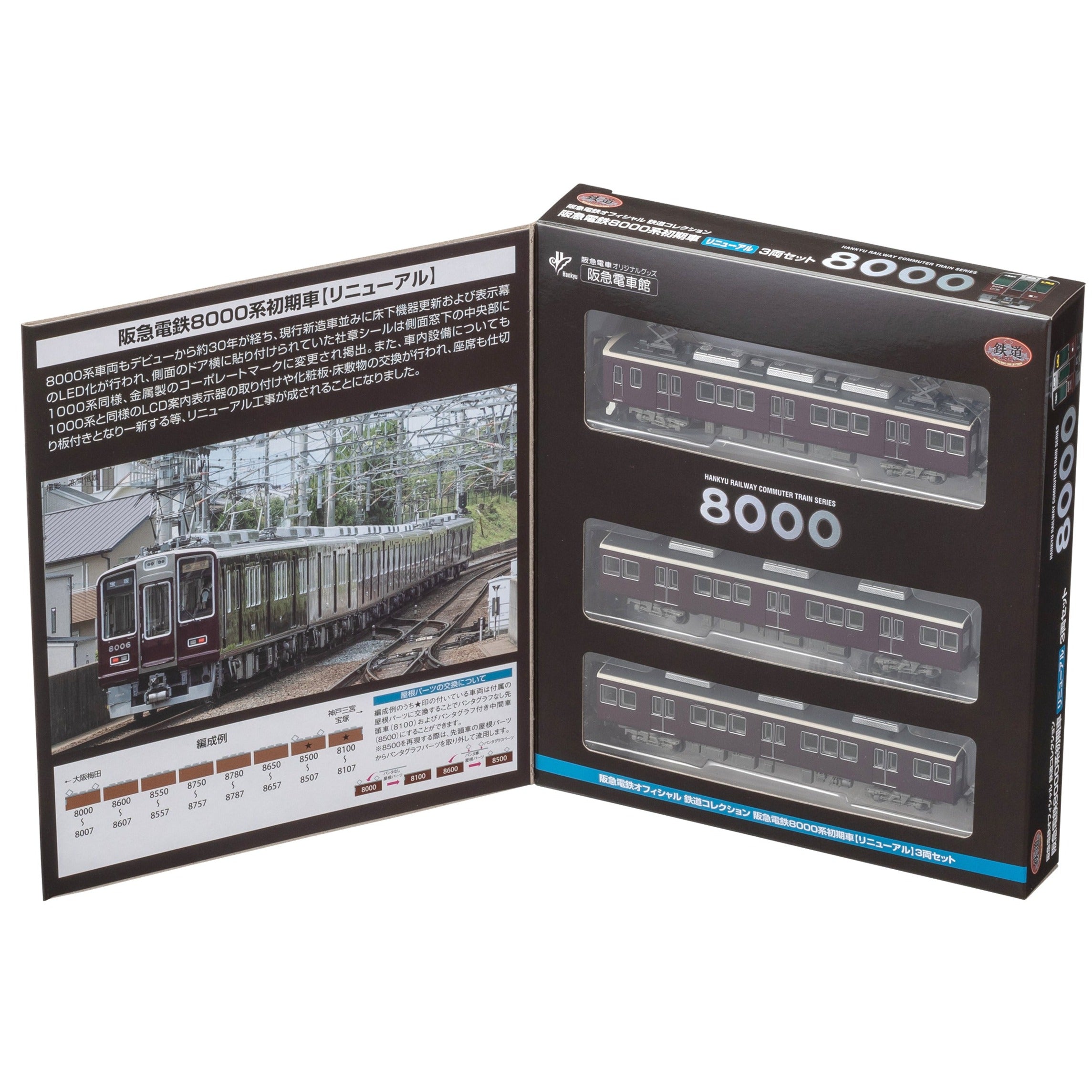 鉄道コレクション阪急8000系初期車②リニューアル3両セット