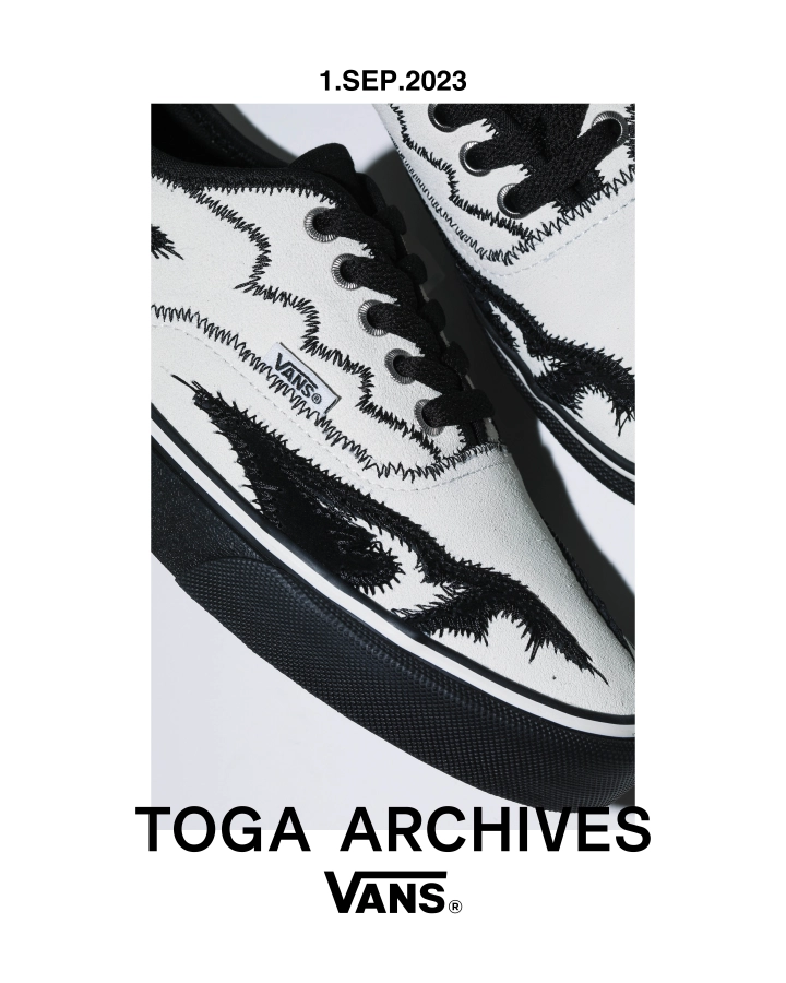トーガ × ヴァンズ」コラボレーションアイテム 9/1(金)発売 | 阪急