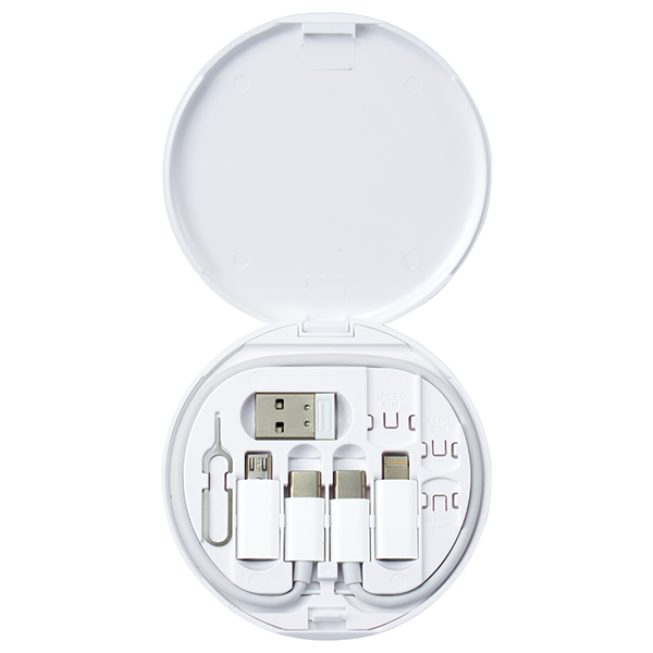 ケースインマルチケーブルセット【最安値438円】｜ノベルティ・記念品