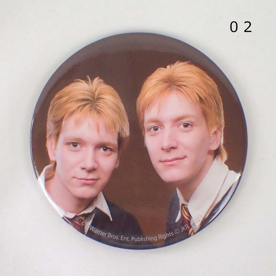 フィルムアート缶バッチミラー_フレッド＆ジョージ | ハリー・ポッター