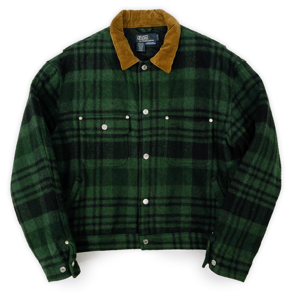 90's Polo Ralph Lauren ウールトラッカージャケット 