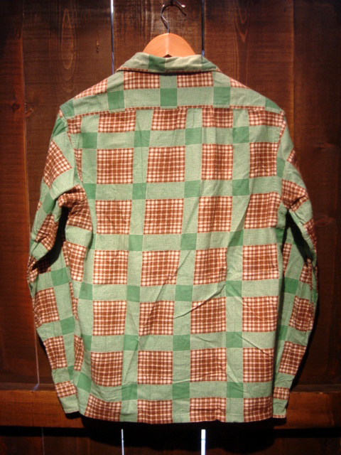 50'sプリントネルシャツ