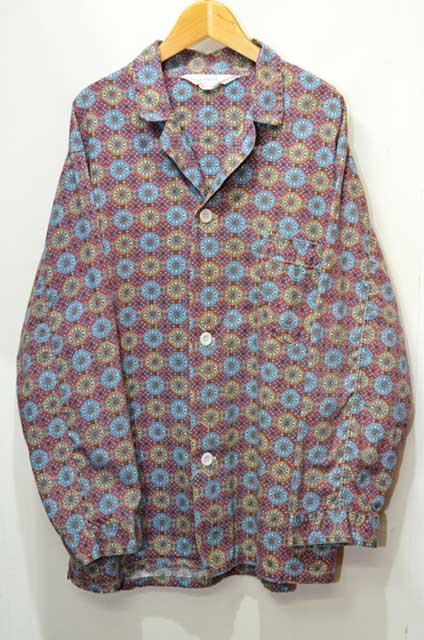 60's BRENT 総柄 パジャマシャツ - used&vintage box Hi-smile
