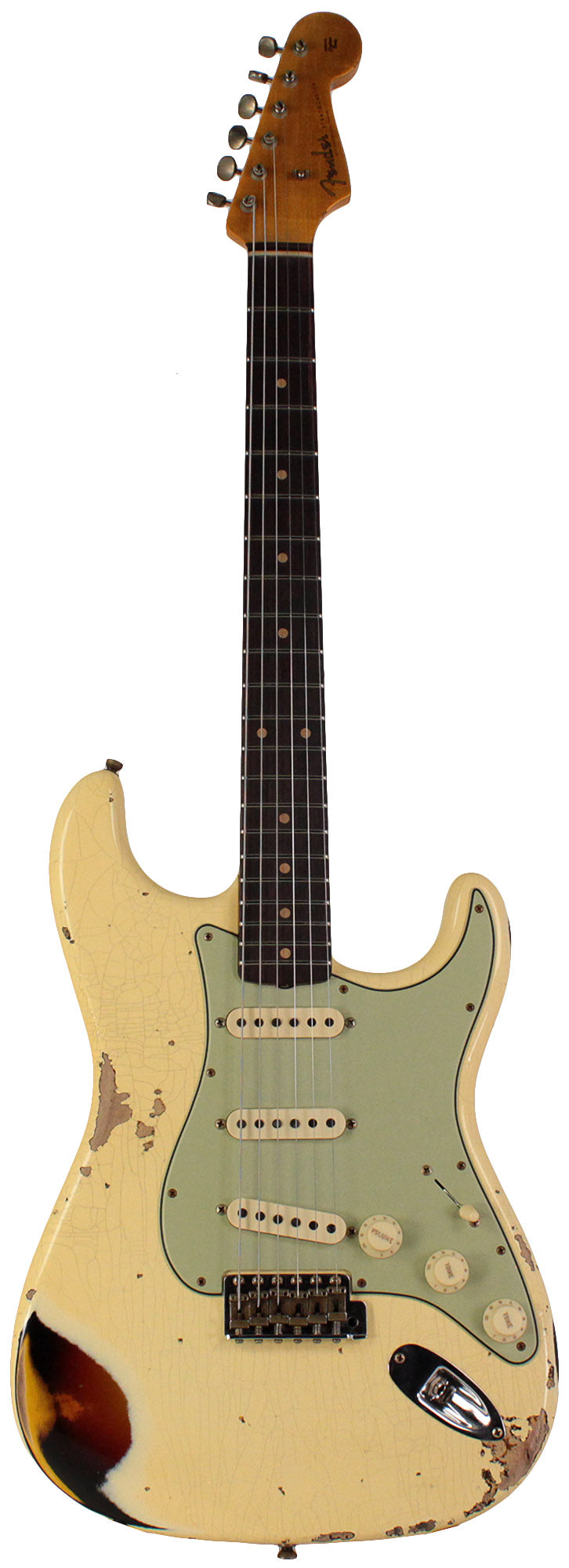 Fender Custom Shop '61 Strat, Heavy Relic, Aged Vintage White over