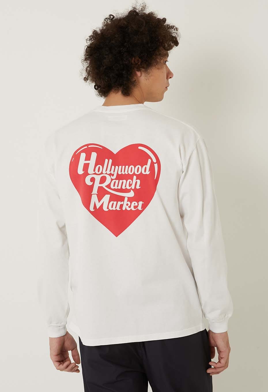 オーガニックコットン ハートインHRM ロングスリーブTシャツ