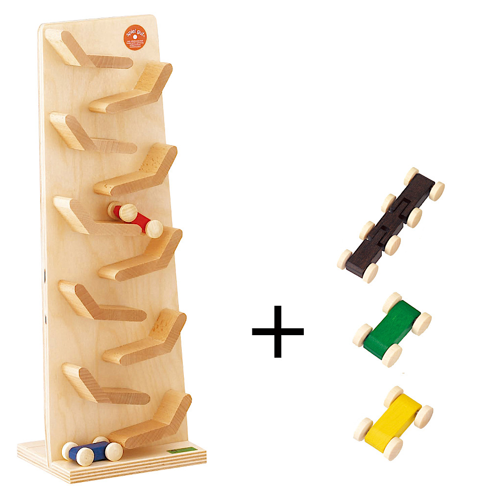 クネクネバーン＋2両車＋車2台セット（ジャンピングカートレイン