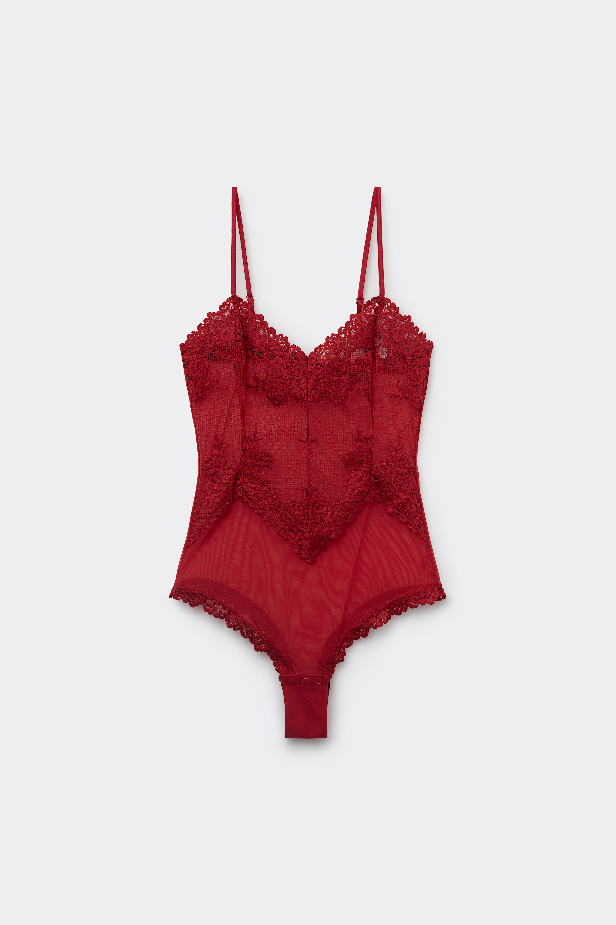 Pretty Flowers チュール＆レース ボディスーツ | Intimissimi