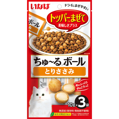 ちゅ～るボール とりささみ | 商品情報 - キャットフード - | いなば