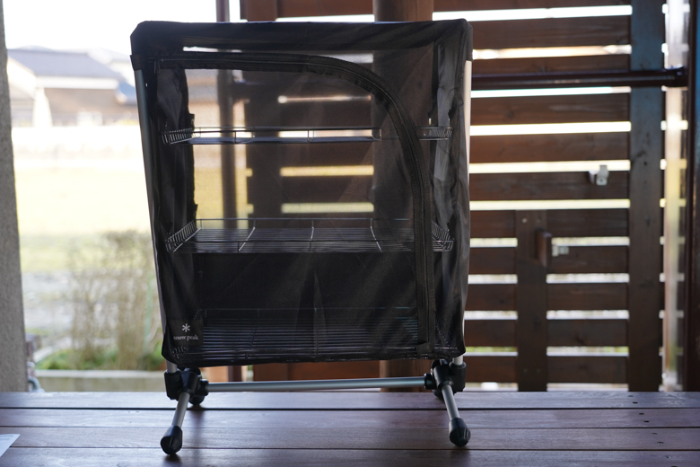 スノーピーク新作のメッシュラックスタンドを購入。ガビングスタンドと