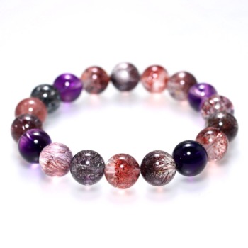 トップクォリティ]ミックススーパーセブンブレスレット（約8mm玉