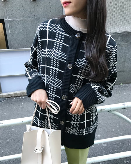 チェック柄長袖ニット／カーディガン｜INGNI(イング) 公式通販｜INGNI