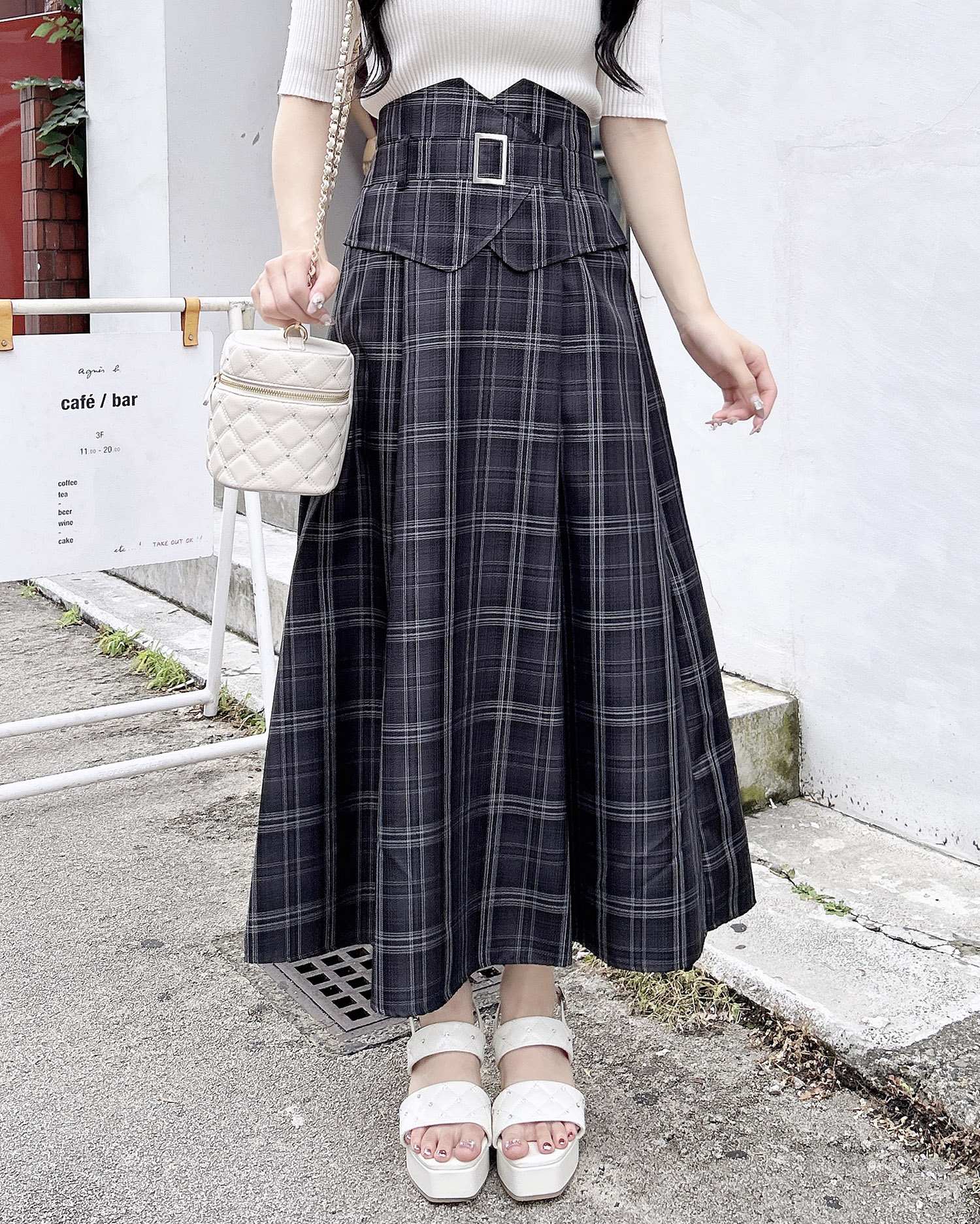 コルセットドッキングフレアスカート｜INGNI(イング) 公式通販｜INGNI