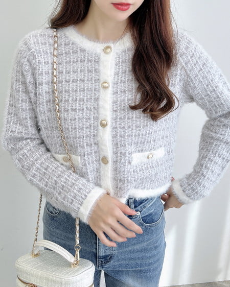 フェザーツイードニットカーディガン｜INGNI(イング) 公式通販｜INGNI