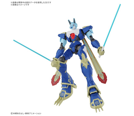 デジモンより「マグナガルルモン」がプラモ化！カイゼルグレイモン