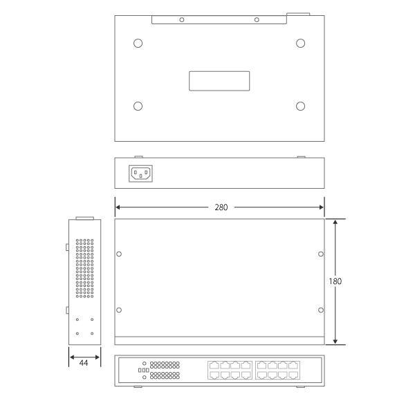 ETG-ESH16NA 仕様 | スイッチングハブ | アイ・オー・データ機器 I-O DATA