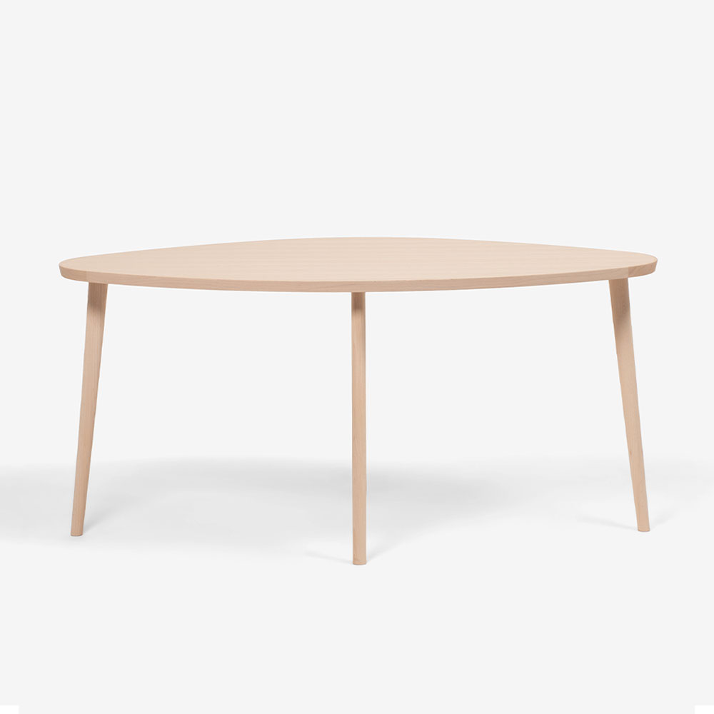 秋田木工 ダイニングテーブル「GAKKO（がっこ）-01」ブナ材 白木塗装艶