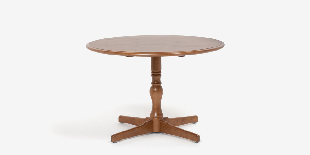 秋田木工 ダイニングテーブル（丸）「T-5652 ベバン」ナラ材 BF色