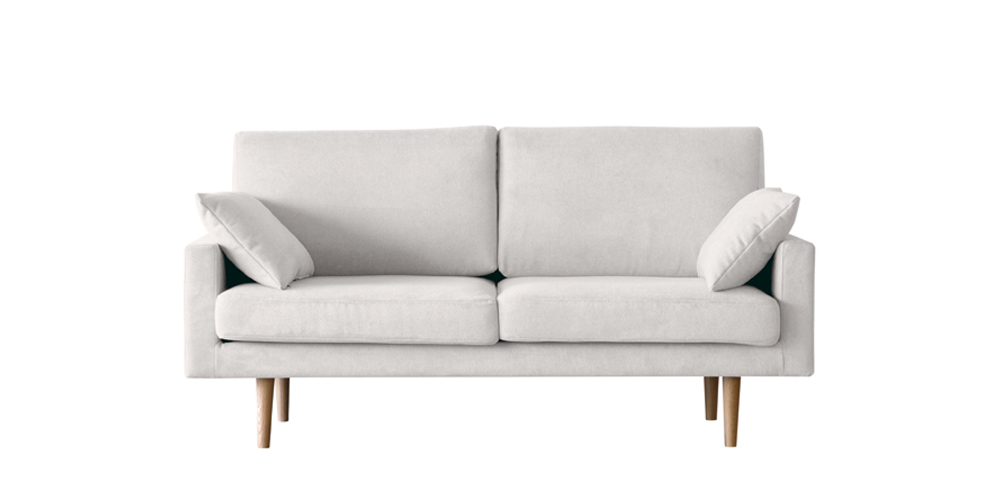ソファ 2.5人掛け「レオ」幅165cm #5アイボリー色 脚部全2色 | 【公式