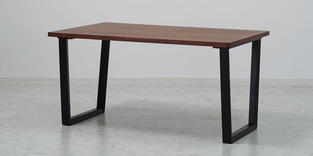 ダイニングテーブル「ラルコ」ウォールナット材天板SLT＋脚ラルコ 全3