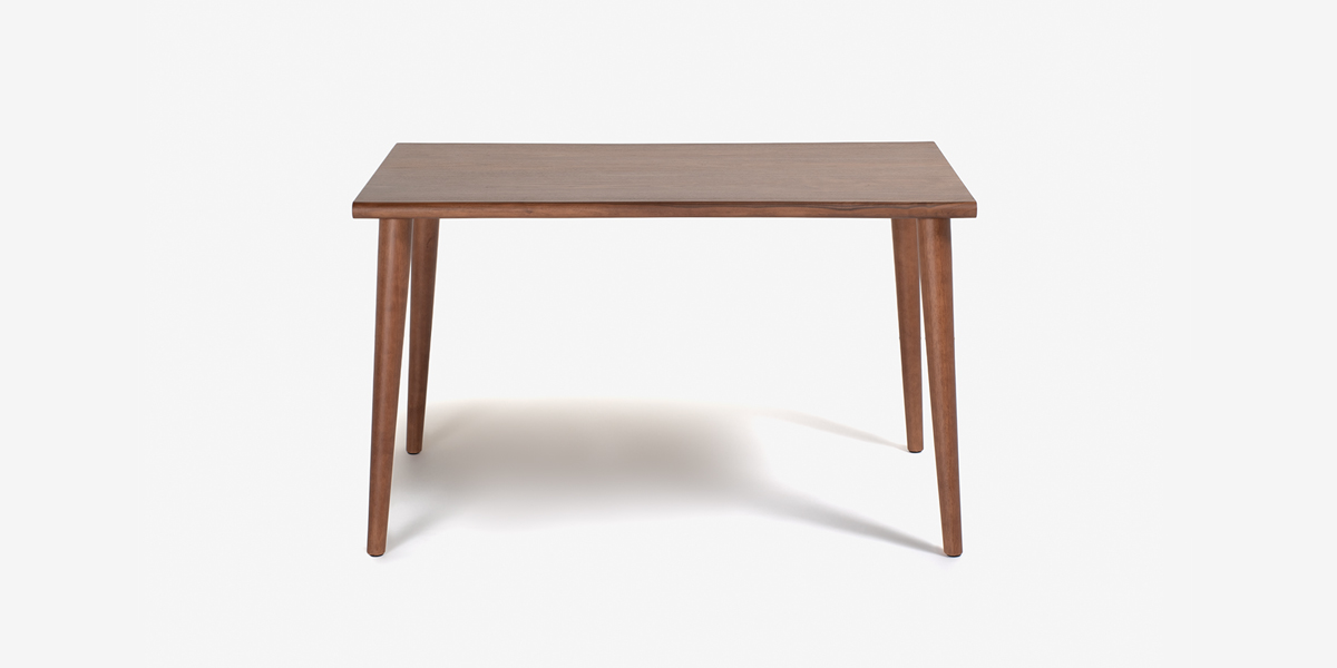 ダイニングテーブル「ユノ3」ウォールナット材 丸脚 全3サイズ【セール