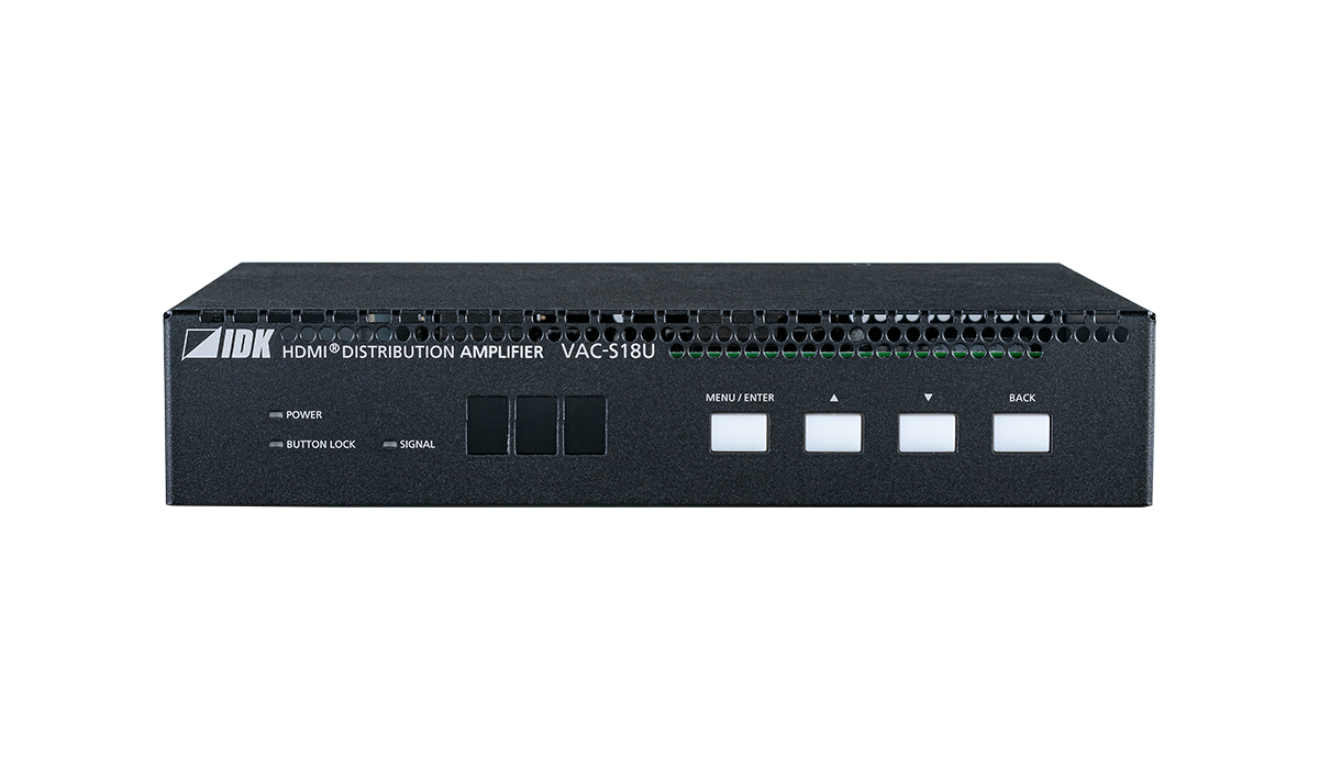 VAC-S18U - 4K@60 HDMI Distribution Amplifier | IDK Corporation