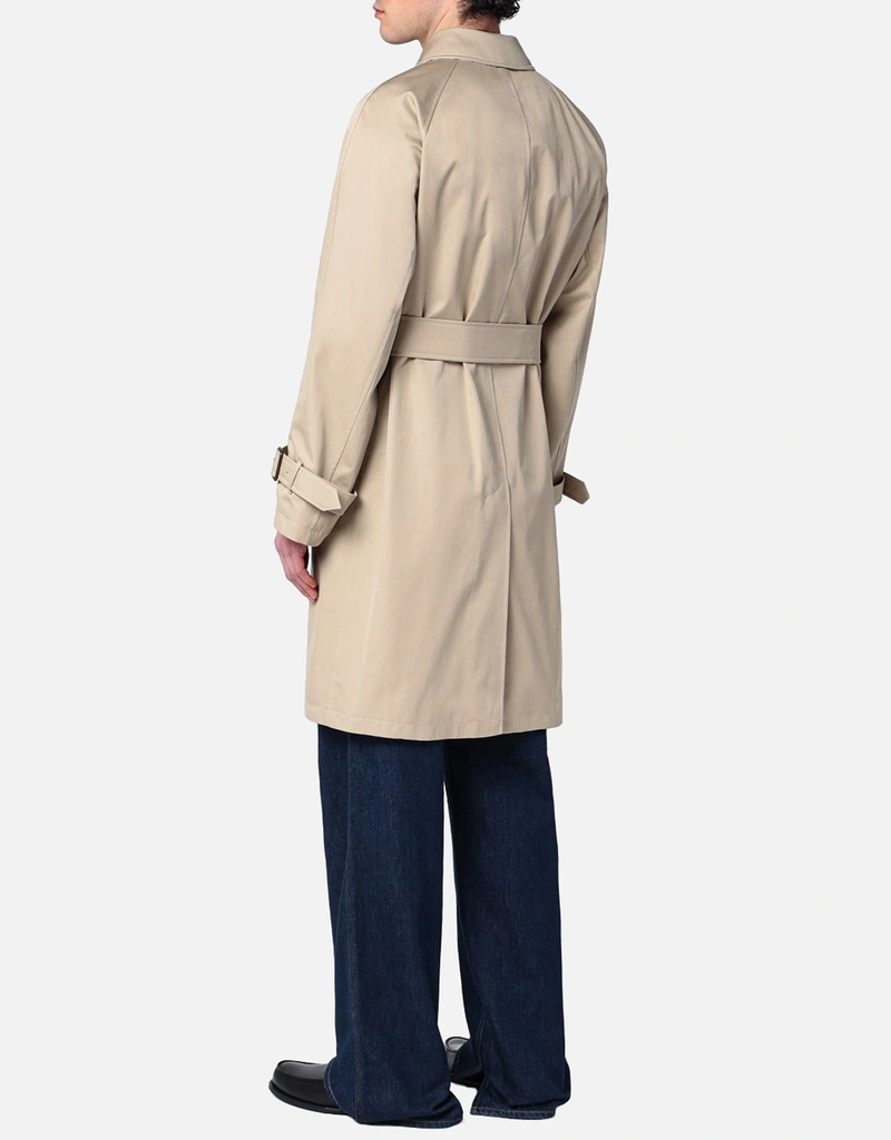 Burberry ベージュコットントレンチコートベルト付き (すべての新品