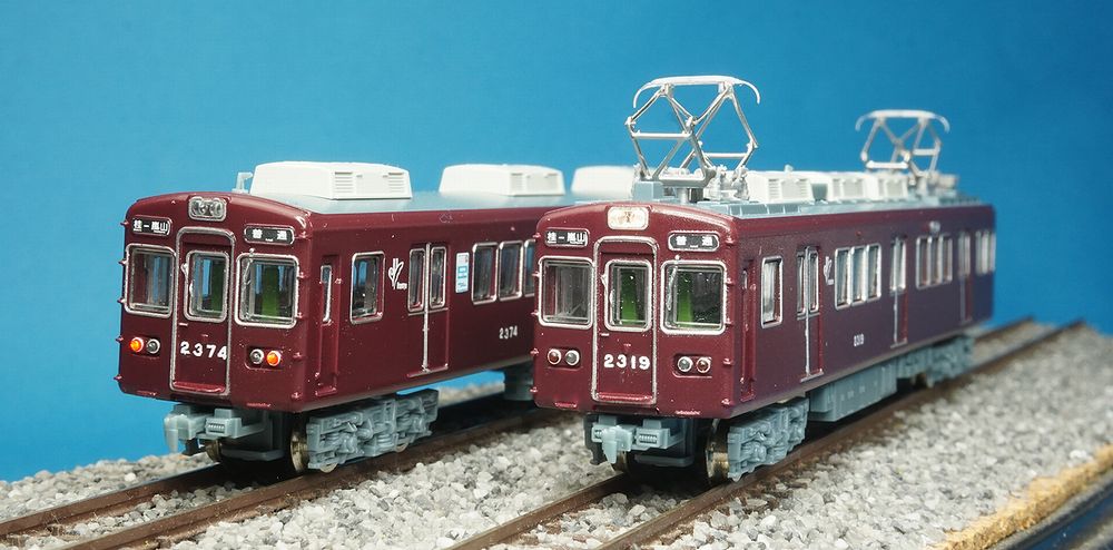 鉄コレ阪急2300系と京とれいんのLED加工 | イケダモデリング