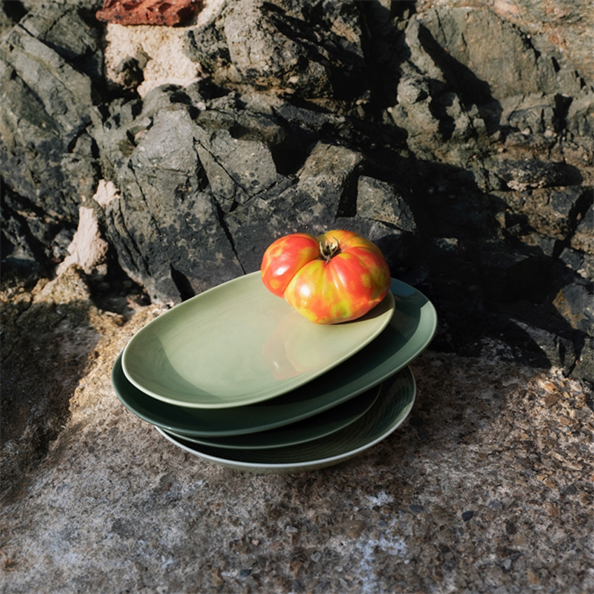 24h オーバルプレート 18x28cm セージグリーンiittala/Arabia|北欧食器