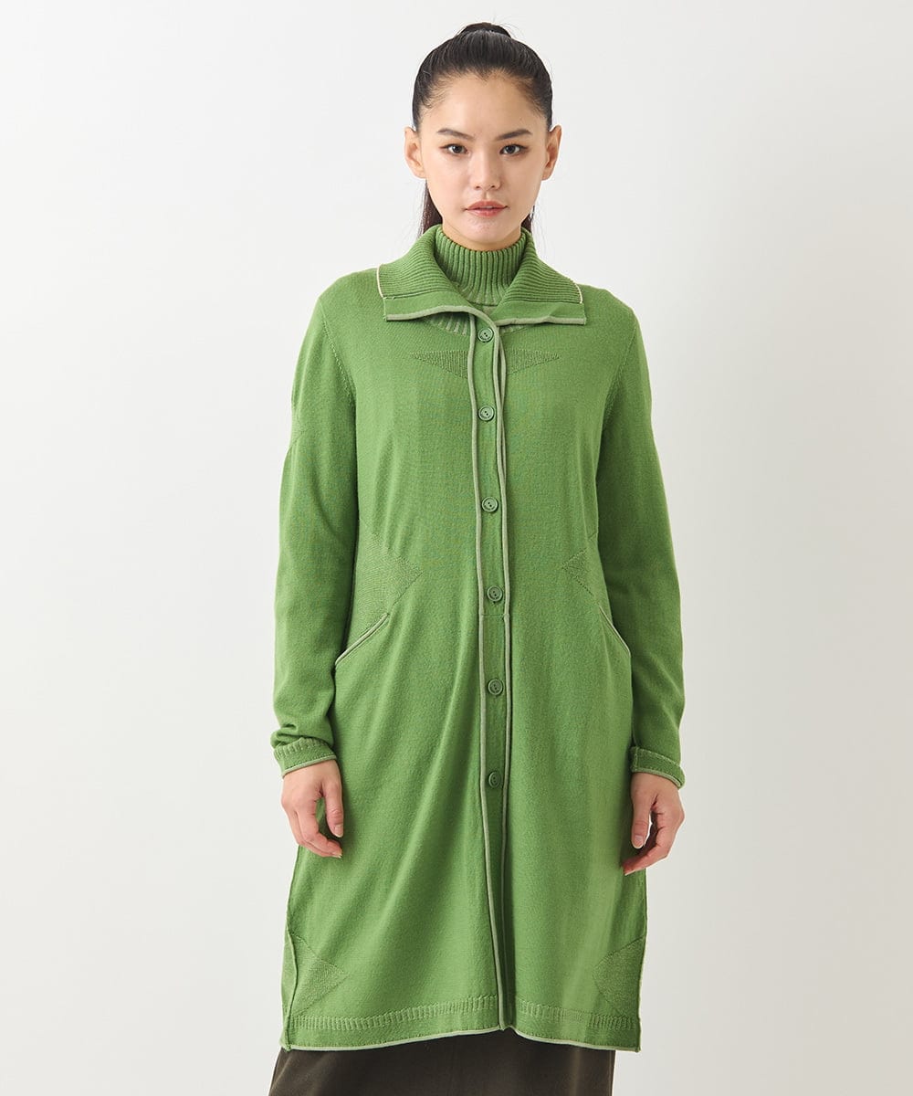 小さいサイズ/アンサンブル対応】プレーティングリブニット