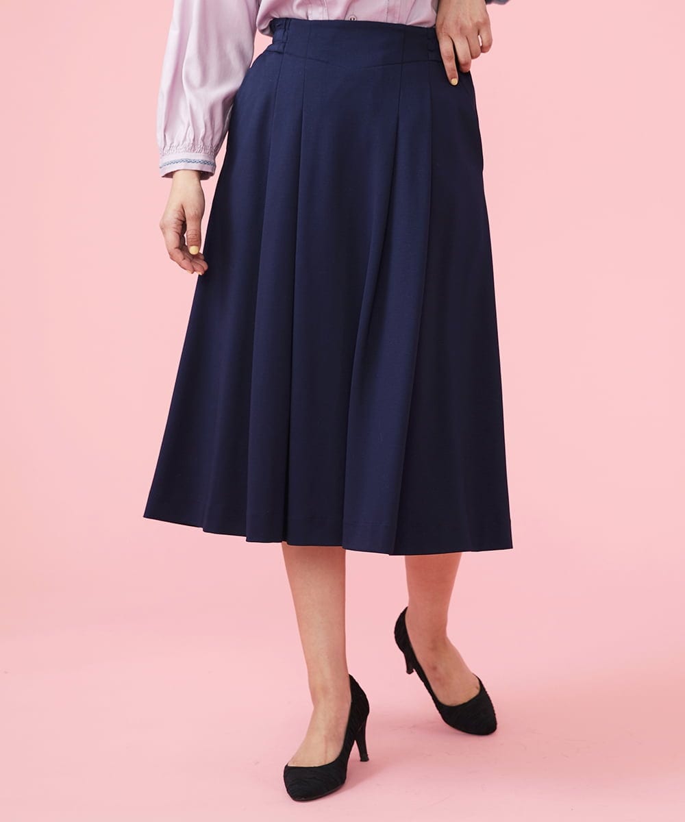 ポンチフレアスカート(ミモレ丈スカート) | Jocomomola(ホコモモラ