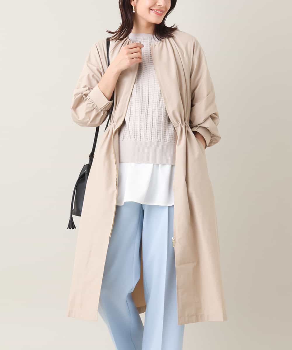 ライトグログランノーカラーコート(ノーカラーコート) | a.v.v(アー